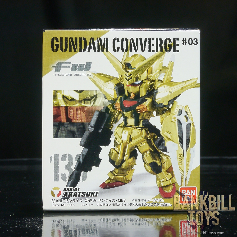 กันดั้ม Bandai Candy Toy FW Gundam Converge #03 No.133 ORB-01 Akatsuki Gundam [Oowashi Sky Pack]