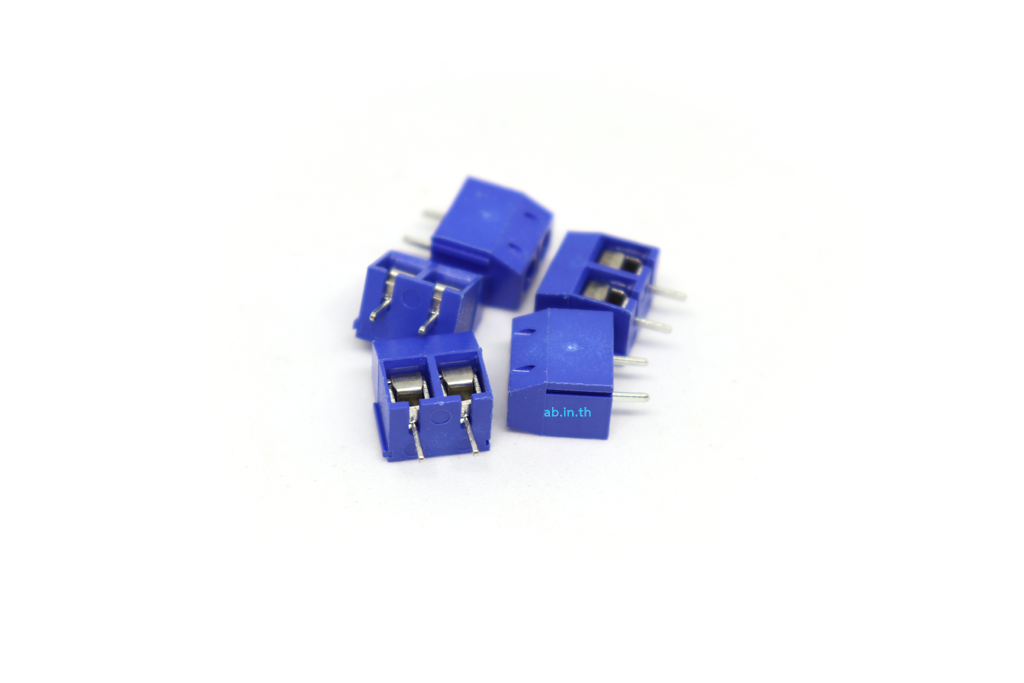 KF301 Terminal Connector Blocks 2Pins Pitch 5.0mm (สีฟ้า)