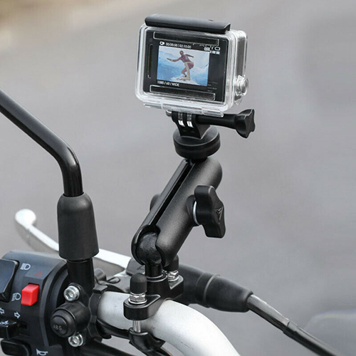 Motorcycle Bracket Mount Holder 2 for Insta 360 One X/Insta360/GoPro Hero 9/ 8/7/6/5/4/3+/Max Action Camera