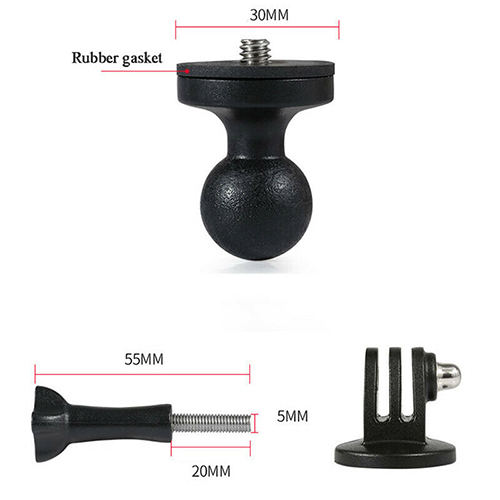 Motorcycle Bracket Mount Holder 2 for Insta 360 One X/Insta360/GoPro Hero 9/ 8/7/6/5/4/3+/Max Action Camera