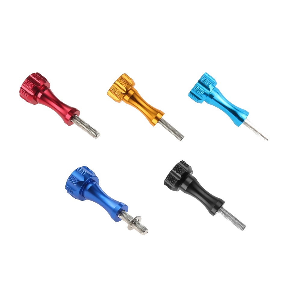 Screw Red CNC Aluminium สกรู อลูมิเนียม for GoPro / SJCAM / Xiaomi / Insta360 / action camera