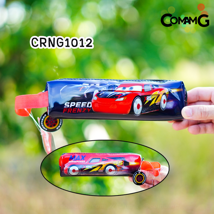 กระเป๋าดินสอ ทรงกระบอกเหลี่ยม กระเป๋าผ้า กระเป๋าใส่ดินสอ ลายการ์ตูนลิขสิทธิ์แท้