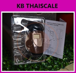 เครื่องวัดดีกรีสุรา เครื่องวัด เปอร์เซ็นต์ แอลกอฮอล์ เครื่องเป่าแอลกอฮอลล์ขนาดเล็ก พวงกุญแจสีดำ 0.0-1.9g / L