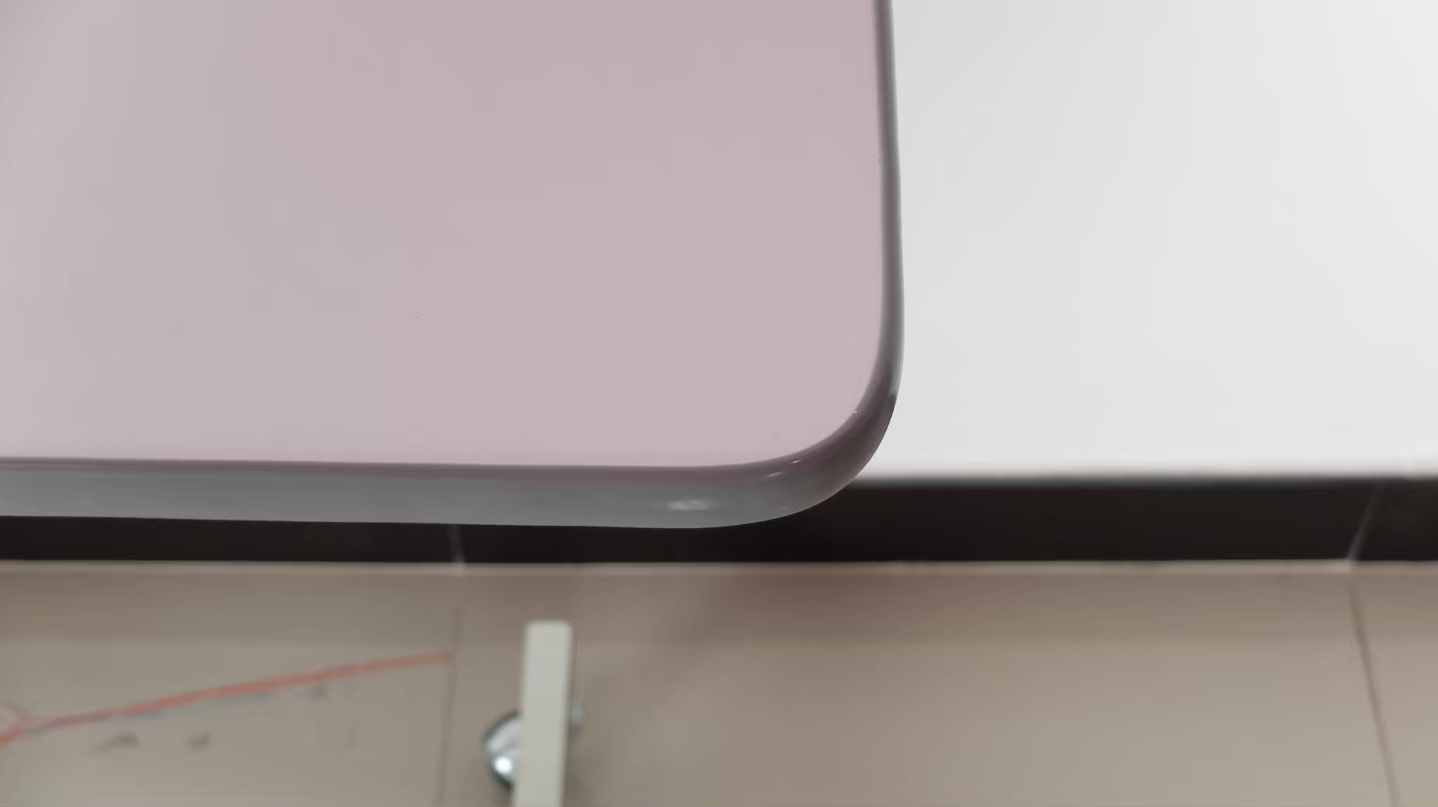 โต๊ะคร่อมเตียงสแตนเลส ขอบยาง PS39