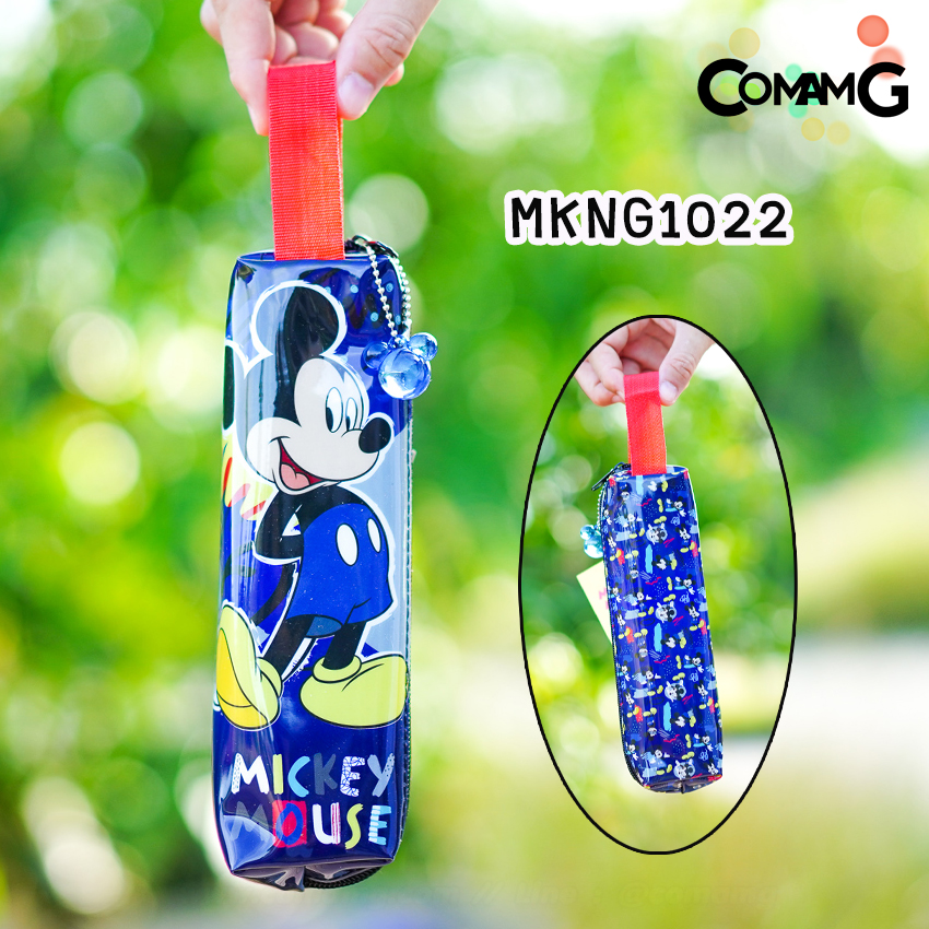 กระเป๋าดินสอ ทรงกระบอกเหลี่ยม กระเป๋าผ้า กระเป๋าใส่ดินสอ ลายการ์ตูนลิขสิทธิ์แท้