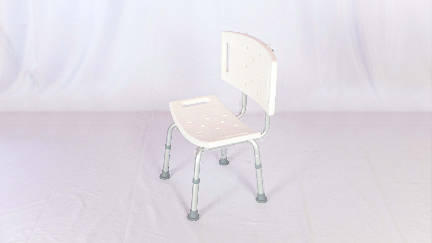 PS 133 เก้าอี้นั่งอาบน้ำ อลูมิเนียม แบบมีพนักพิง