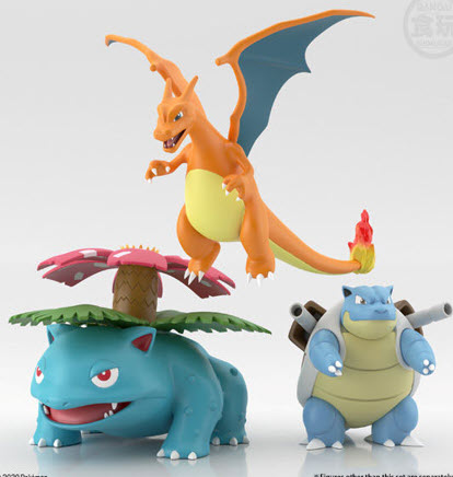 🔔🔔เปิดรับPreorder มัดจำ 1000 บาท POKEMON SCALE WORLD KANTO VENUSAUR+CHARIZARD+BLASTOISE