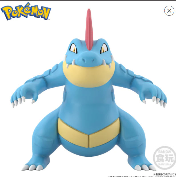 <Preorderภึง 26/7/2023>เปิดรับPreorder มัดจำ 300 บาทPOKÉMON SCALE WORLD JOHTO REGION FERALIGATR W/O GUM