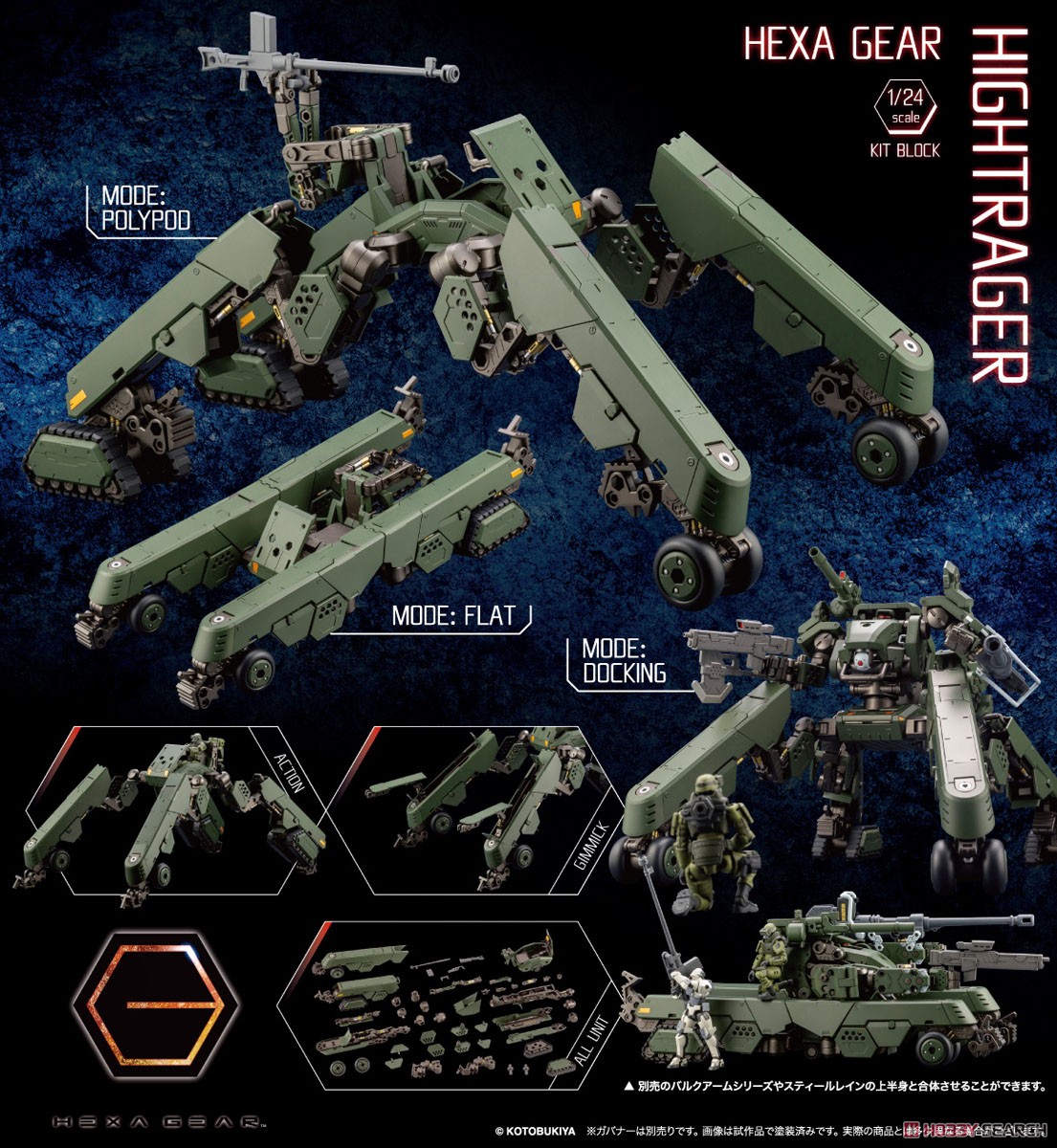 เปิดรับPreorder มัดจำ 550 บาท High Trager (Plastic model)