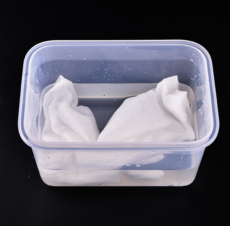 กระดาษเช็ดตัว ผ้าเช็ดผมแบบใช้แล้วทิ้ง สำหรับพกพา หรืองานสปา ฟิตเนต โรงแรม ขนาด27*57ซม.