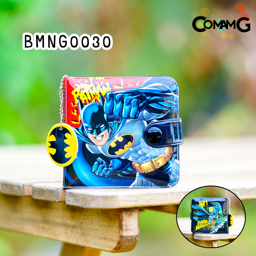 กระเป๋าสตางค์เด็กผู้ชาย ลิขสิทธิ์แท้ แบบ2พับ หนังเงา