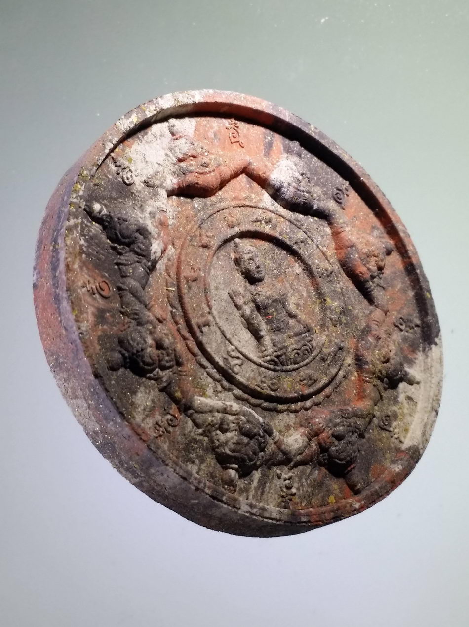 รหัสสินค้า จตุคามรามเทพ 391 พระเทวราชโพธิสัตว์จตุคามรามเทพ รุ่นพิทักษ์ปฐพี 241 ปีวีรชนบางระจัน เนื้อก้นครก พุทธาภิเษก เทวาภิเษก ณ. วิหารพระอาจารย์ธรรมโชติ วัดโพธิ์เก้าต้น ตำบลบางระจัน อำเภอค่ายบางระจัน จังหวัดสิงห์บุรี