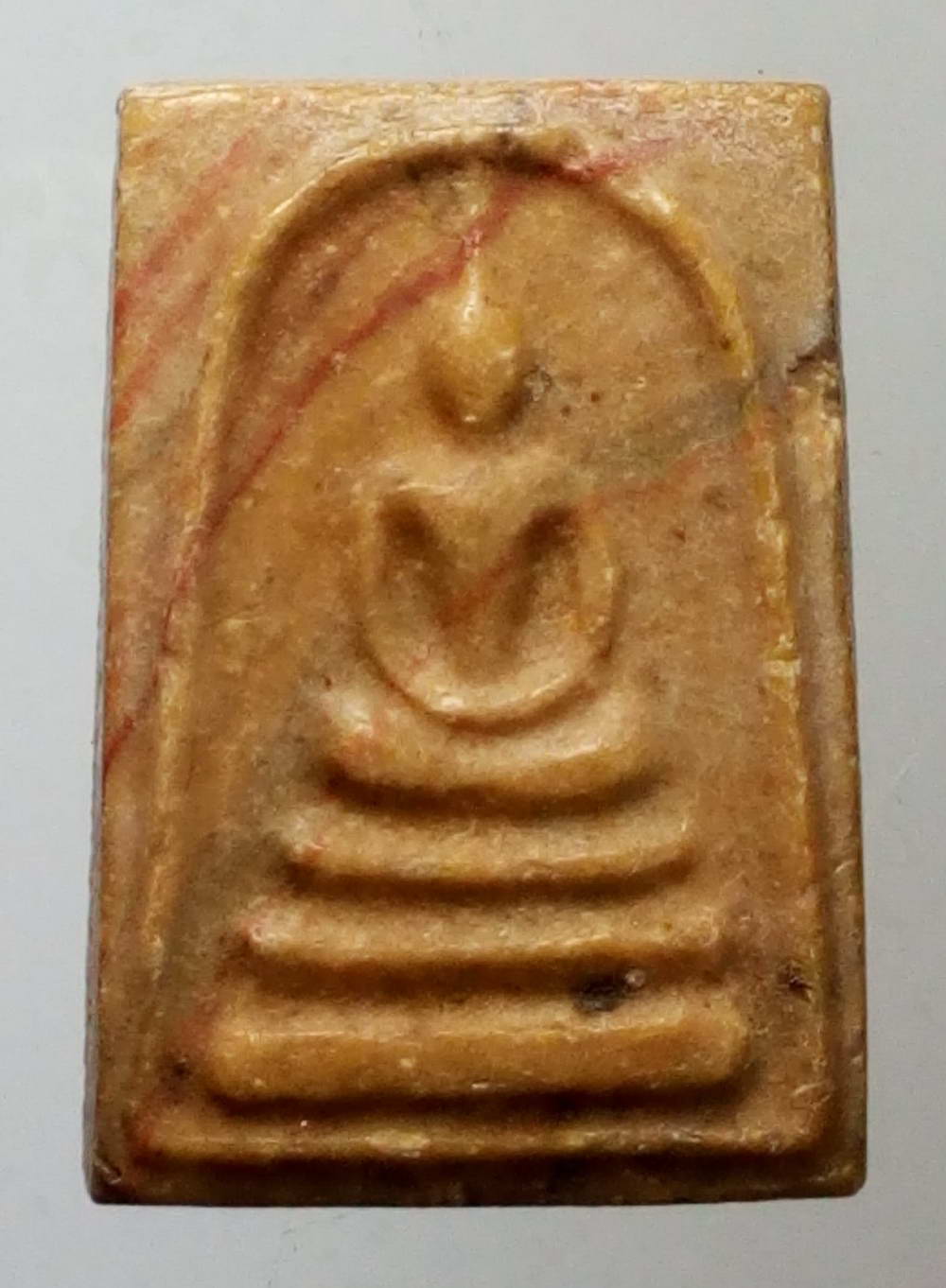 รหัสสินค้า พระสมเด็จ วัดต่างๆ 452 พระสมเด็จสายรุ้ง พิมพ์คะแนน เนื้อผงน้ำมัน หลวงพ่อกวย วัดโฆสิตาราม จังหวัดชัยนาท หลังยันต์จม