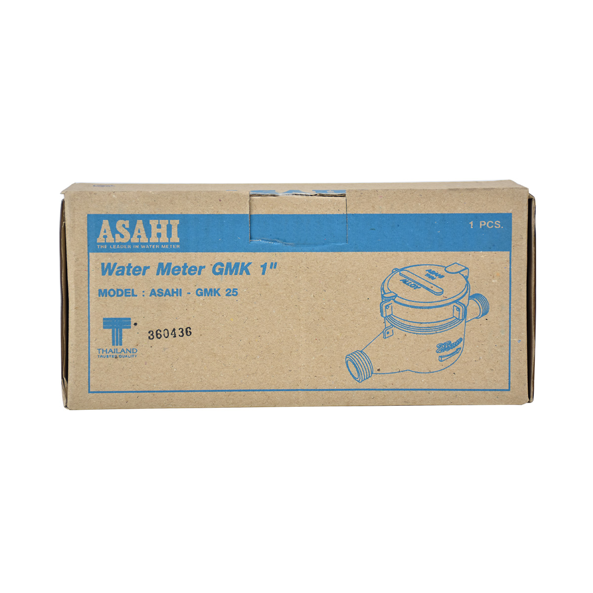 ASAHI มาตรวัดน้ำ 1" -2