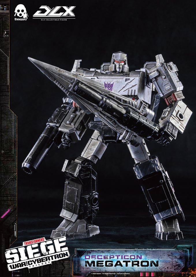 เปิดรับPreorder มัดจำ 1300 บาท Threezero x Hasbro : DLX Megatron LED Illuminated Eyes and Body *