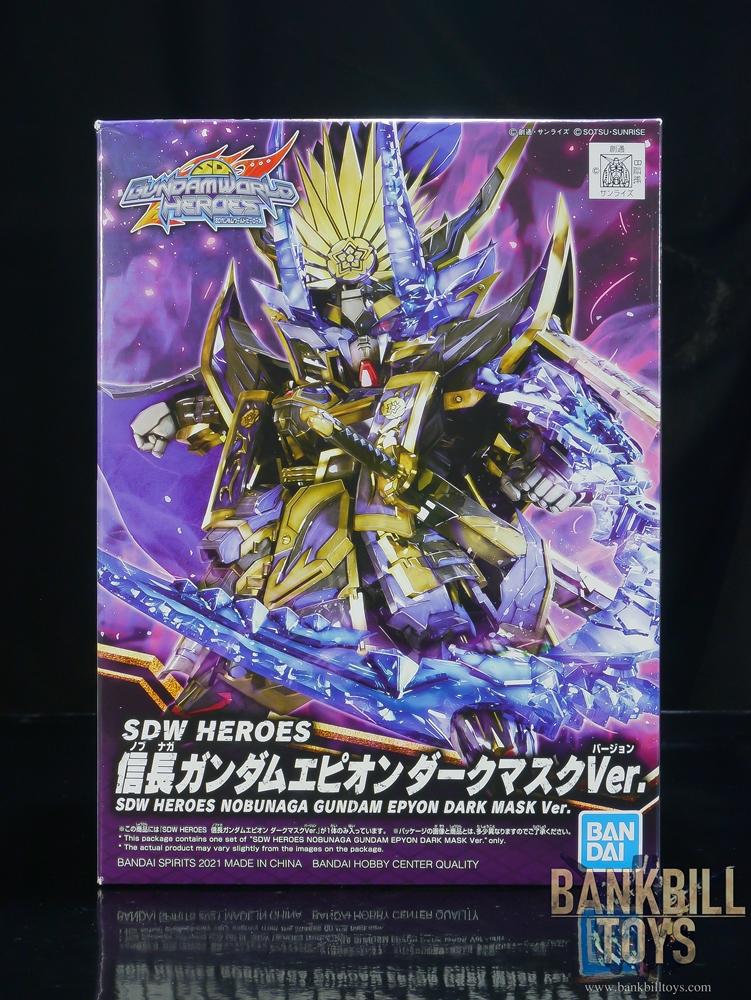 กันดั้ม Bandai Spirits Gunpla SD Gundam World Heroes SDW Heroes No.11 Nobunaga Gundam Epyon Dark Mask Ver.