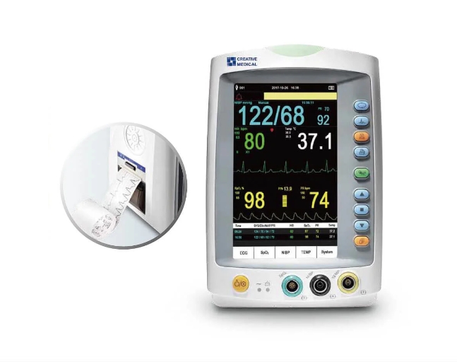 เครื่องวัดความดันโลหิตอัตโนมัติ พร้อมวัดปริมาณออกซิเจนในเลือด (Vital Signs Monitor) รุ่น PC-900 PLUS SN