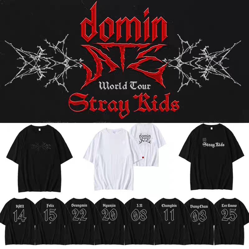 เสื้อยืด Stray Kids : 2025 World Tour dominATE