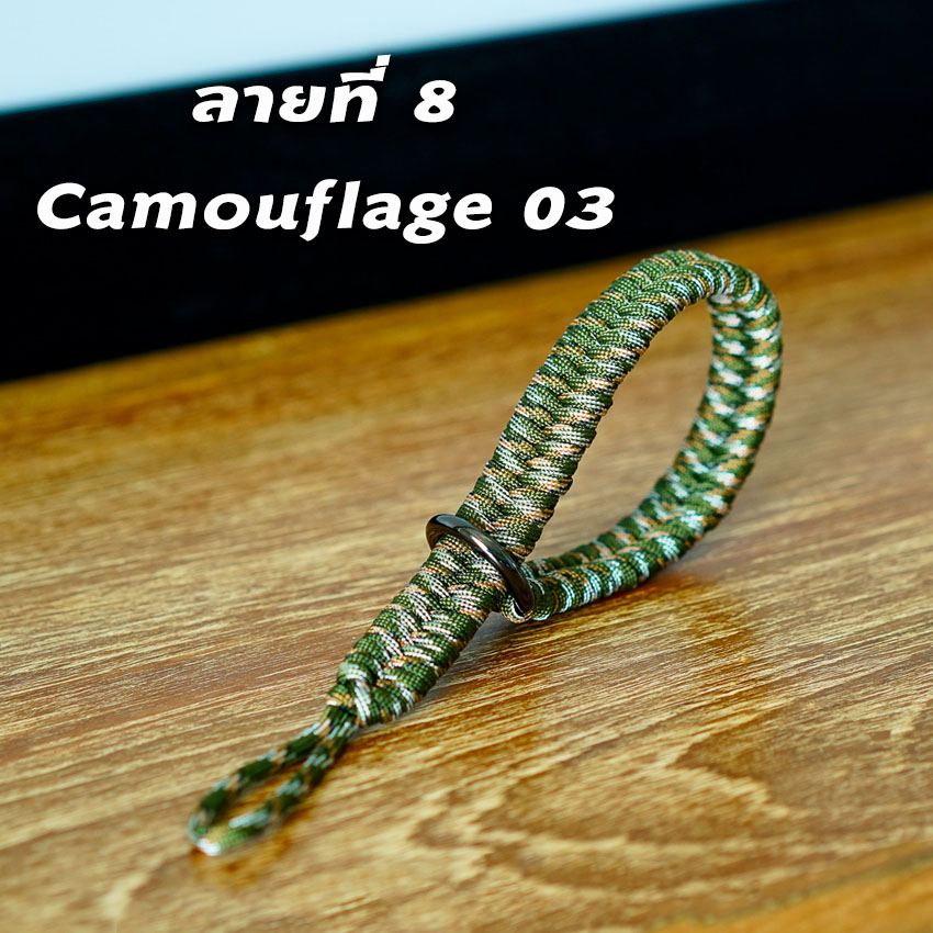สายคล้องกล้อง คล้องมือ แบบเชือกถัก สายรัดข้อมือ