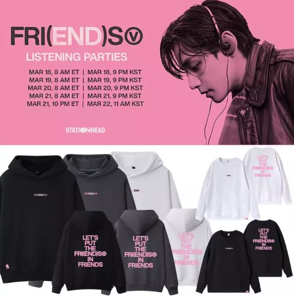 เสื้อกันหนาว BTS V : FRI(END)S