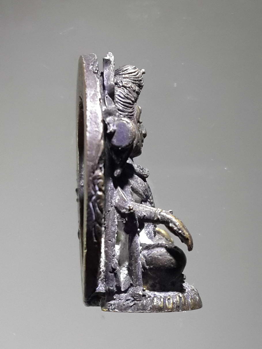 รหัสสินค้า พระกริ่ง พระหล่อ 366 รูปหล่อพระอิศวร เนื้อทองเหลืองหล่อโบราณ ไม่ทราบสำนัก เนื้อหาเก่าพอมีอายุ