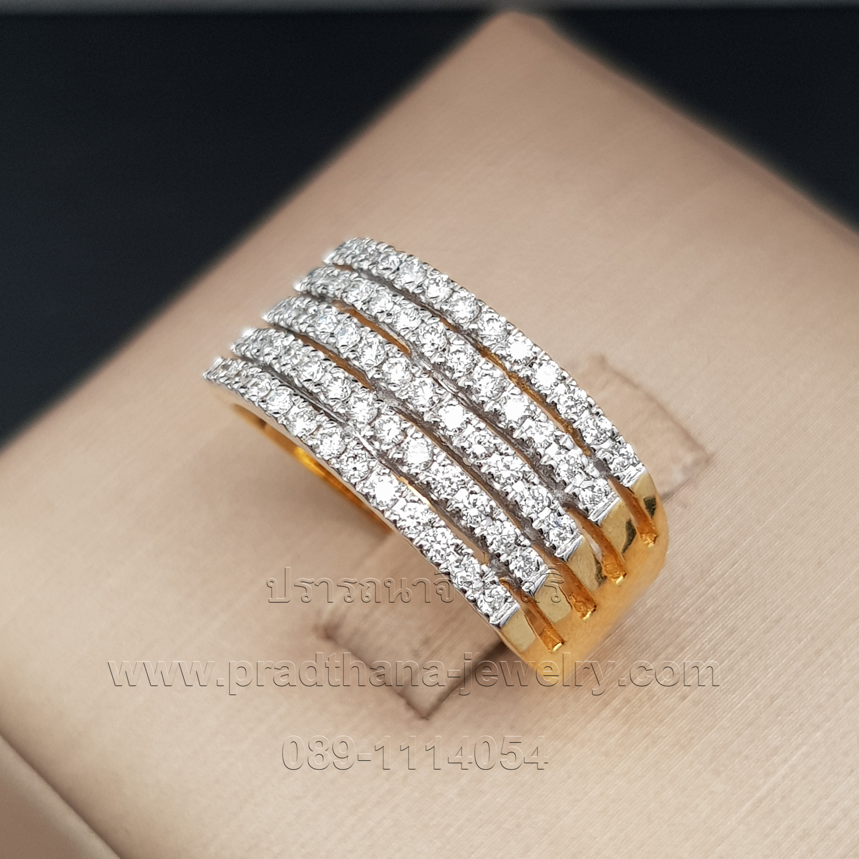 แหวนเพชรห้าแถว **ขายแล้ว**