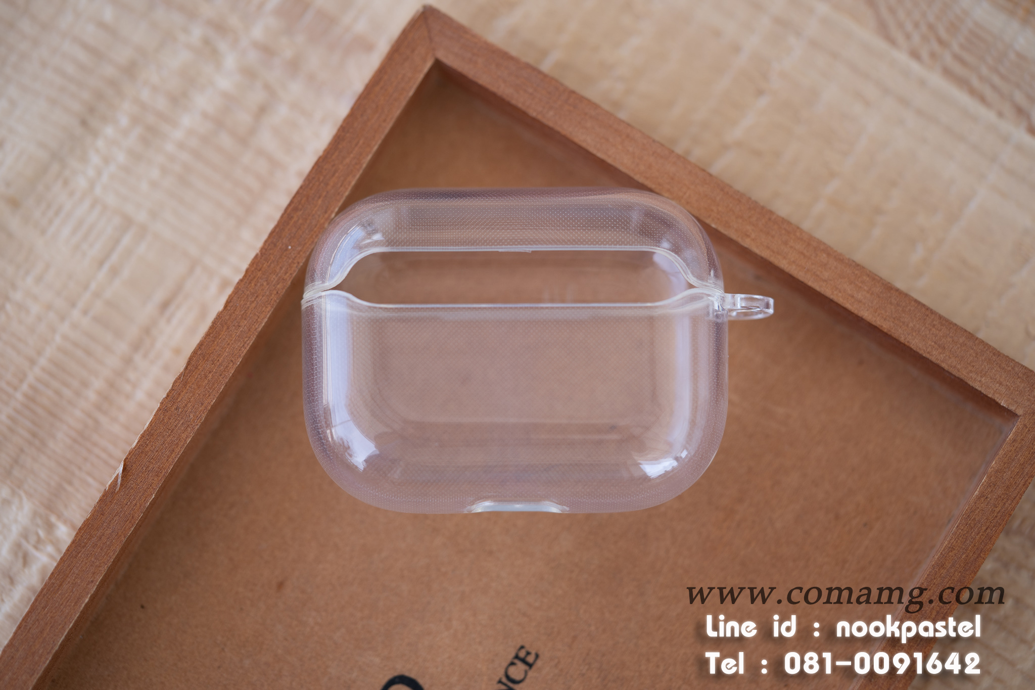 เคสแอร์พอตโปร ซีลีโคนใส (Apple airpods Pro case)