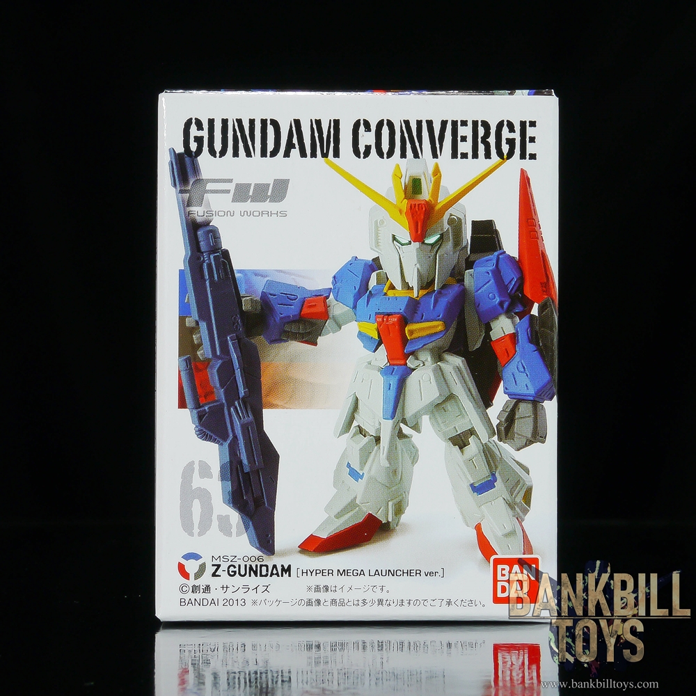 กันดั้ม Bandai Candy Toy FW Gundam Converge 11 No.63 MSZ-006 Zeta Gundam [Hyper Mega Launcher Ver.]
