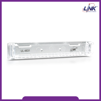 UL-4631 HINGED LABEL HOLDER (Mount on Module) (ป้ายชื่อพลาสติก เปิด-ปิดได้ ใช้ใส่บอกชื่อคู่สาย)