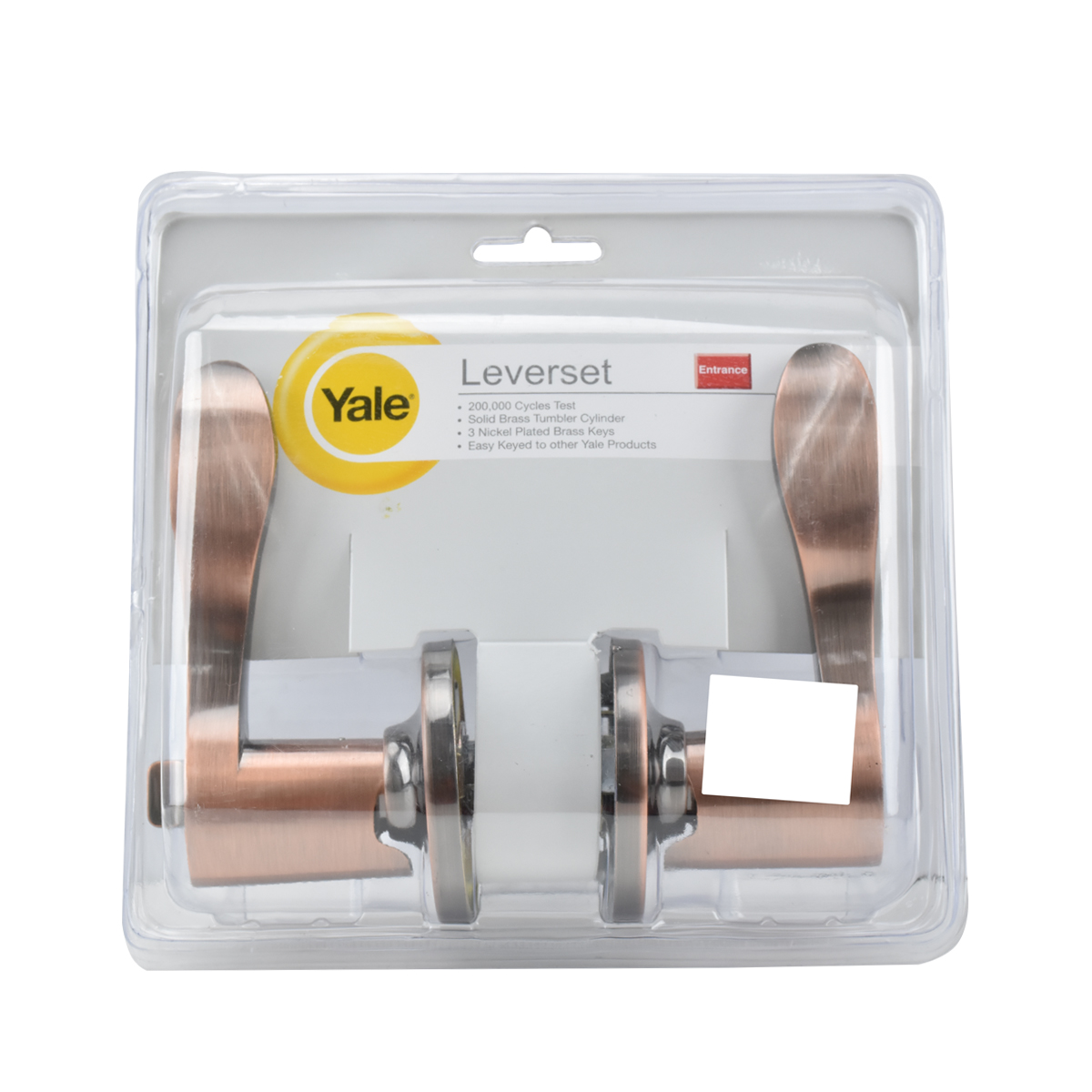 YALE กุญแจมือจับ(ก้านโค้ง) L5317 US11 ระบบห้องทั่วไป ทองแดงรมดำ