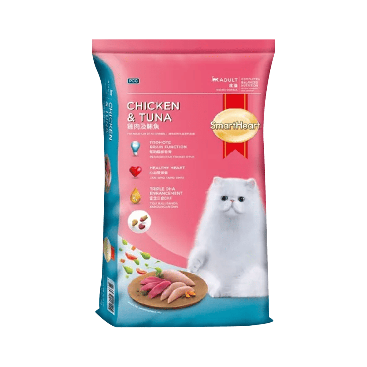 Smart Heart Cat สมาร์ท ฮาร์ท อาหารแมว อาหารเม็ด ขนาด 7 Kg