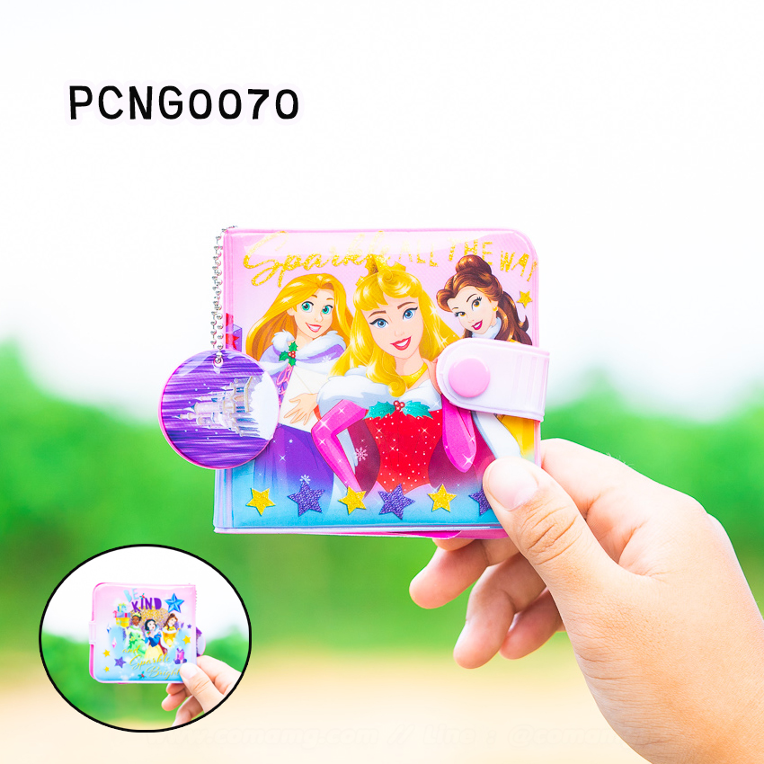 กระเป๋าสตางค์เด็กผู้หญิง กระเป๋าสตางค์ PVC รุ่น2พับ ลิขสิทธิ์แท้ (ลิงค์2)