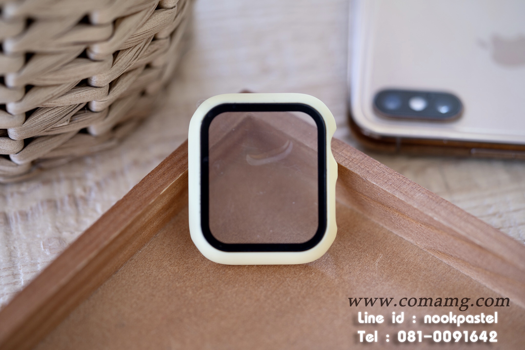 เคสฟิลม์กระจก คลุมรอบตัวคลุมรอบตัว360องศา สำหรับapple watch(ลิงค์2)