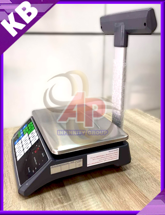 เครื่องชั่งน้ำหนัก เครื่องชั่งดิจิอล เครื่องชั่งคำนวณราคา พิกัด 15kg ความละเอียด 2g ยี่ห้อ K-SCALE ถาดชั่งขนาด 320x230mm พิกัด 15kg/2g -พร้อมใบตรวจรับรองจากสำนักงานกลางชั่งตวงวัด