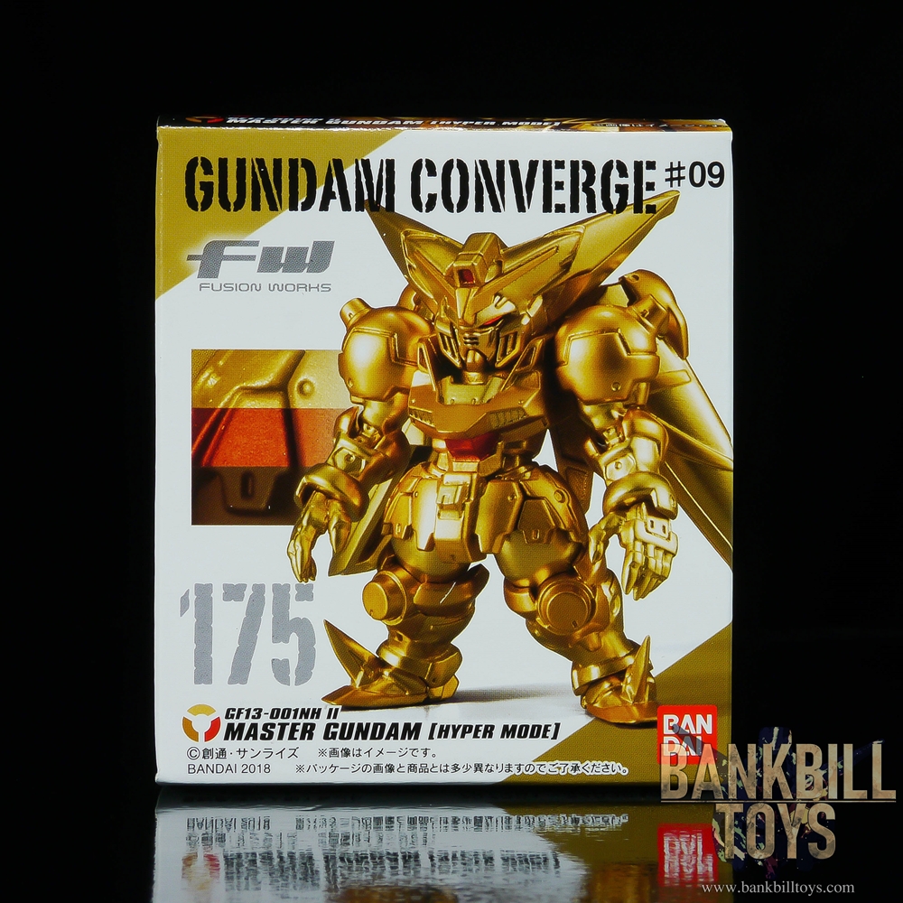 กันดั้ม Bandai Candy Toy FW Gundam Converge #09 No.175 GF13-001NHII Master Gundam [Hyper Mode]