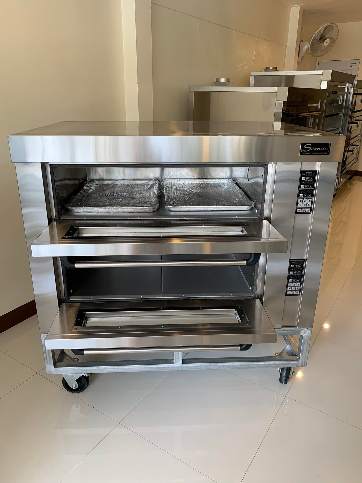 ขาย เตาอบขนมไฟฟ้า 2 ชั้น 4 ถาด Si-DO24E