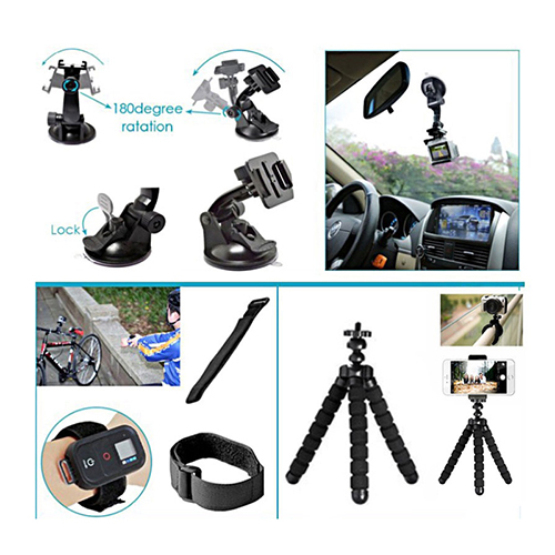 GoPro Accessories kit 50 in 1 Bundle Action Camera Accessory Kit ชุดอุปกรณ์เสริมกล้องแอคชั่น for GoPro Action Camera