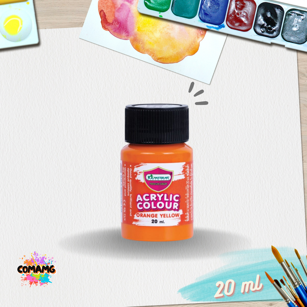 Master Art สีอะคริลิค ขนาด20ml เลือกสีได้ (ราคาต่อ1ขวด) acrylic color พร้อมส่ง