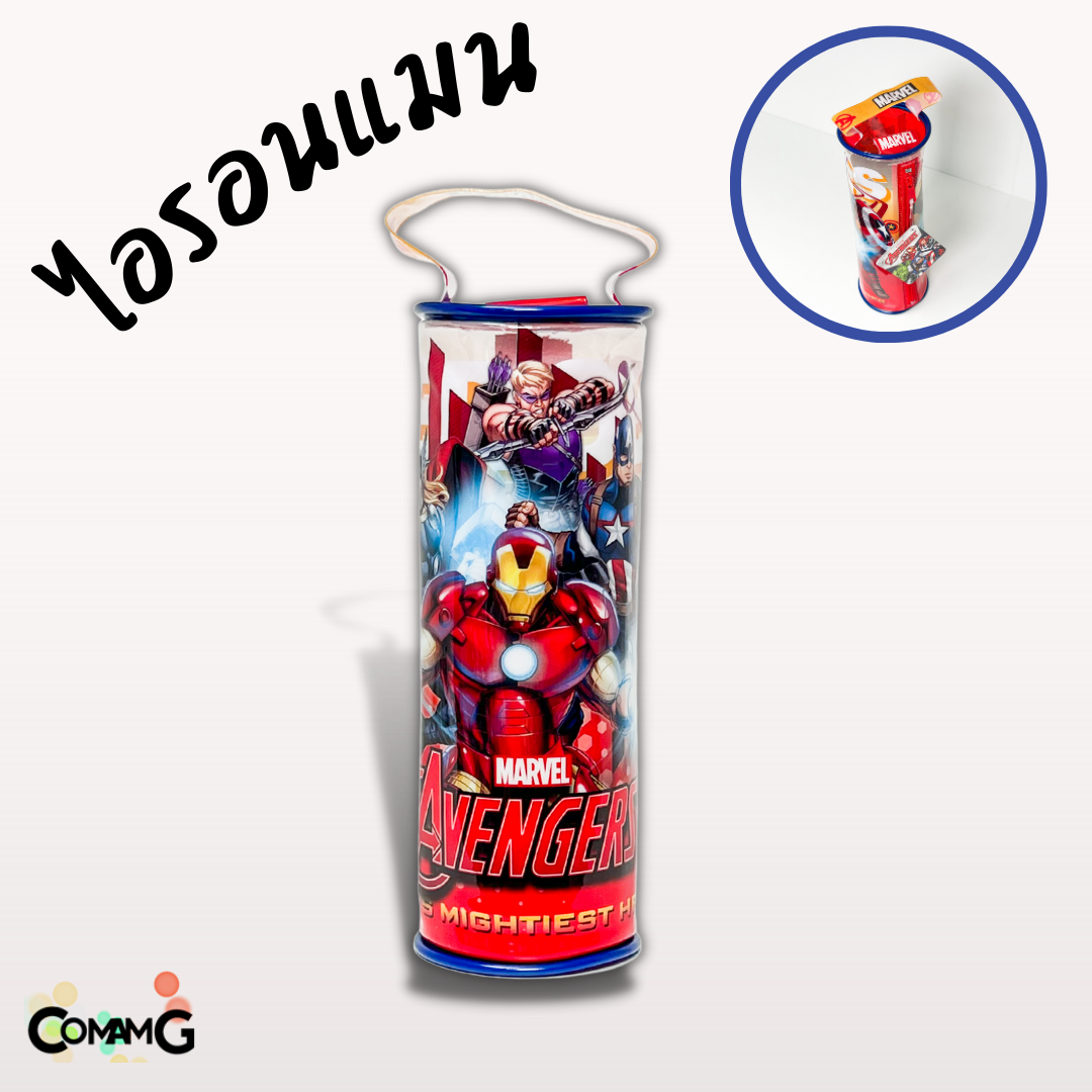 กระเป๋าดินสอ ทรงกระบอก PVC ลายการ์ตูน อเวนเจอร์ส เจ้าหญิง เบนเทน Frozen ลิขสิทธิ์แท้ พร้อมส่ง