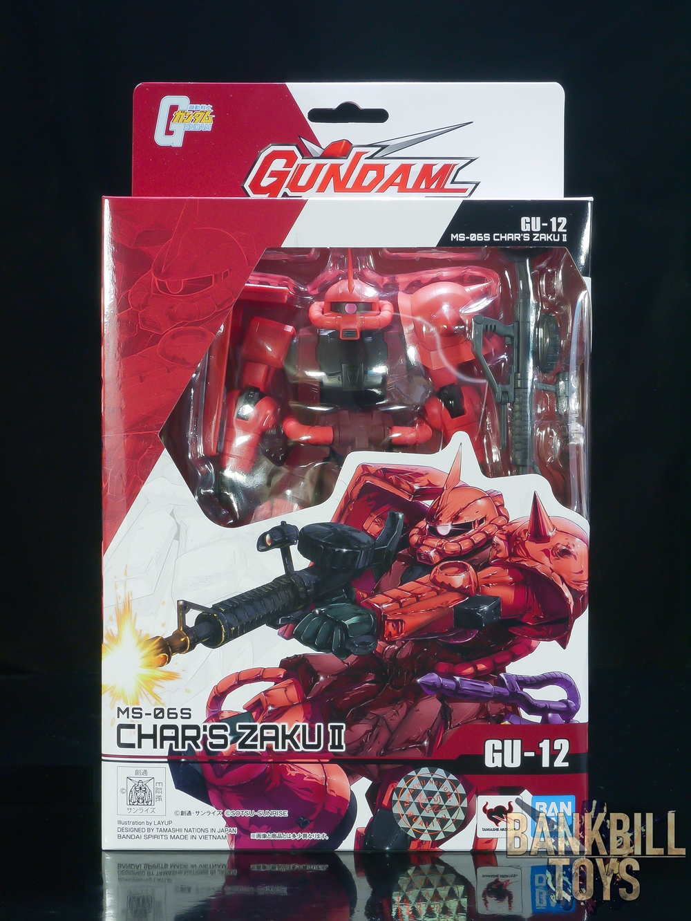 กันดั้ม Bandai Spirits Gundam Universe GU-12 MS-06S Char's Zaku II