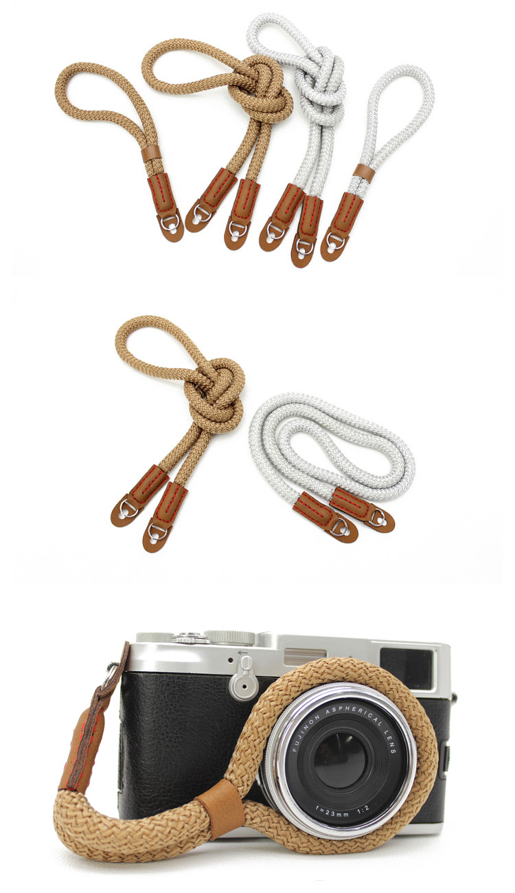 สายคล้องกล้องเชือกCotton แบบคล้องมือ