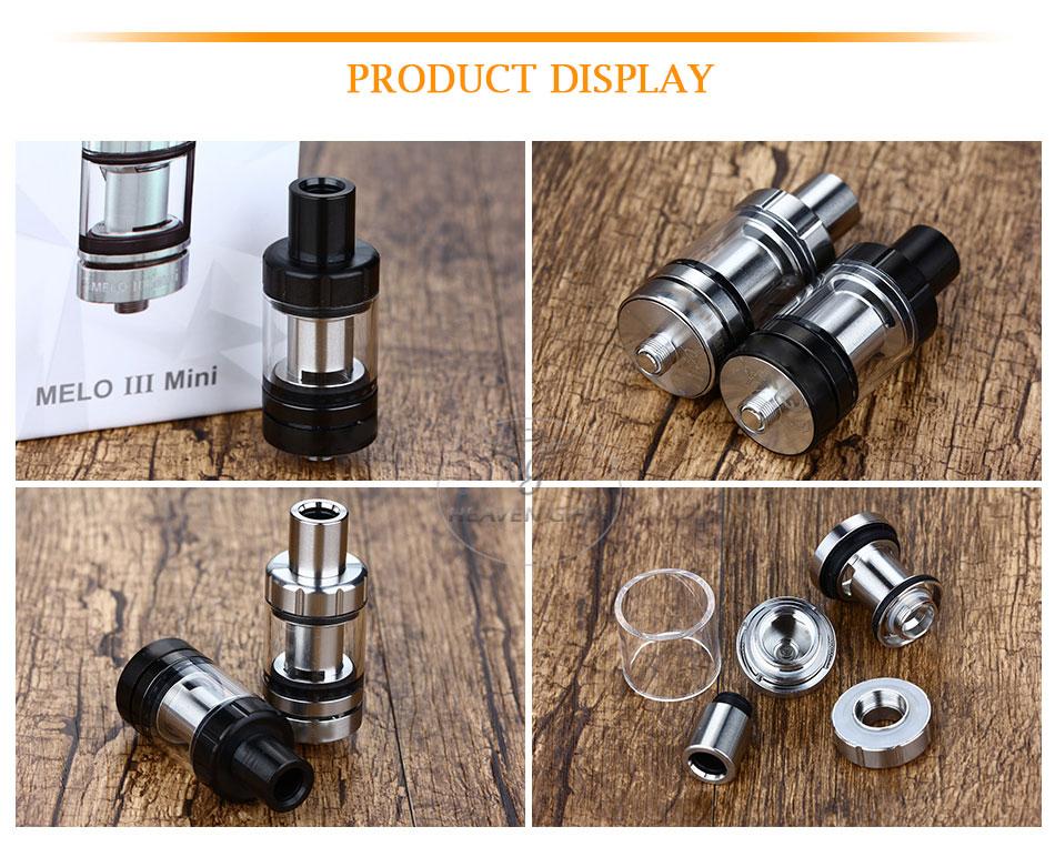 แก้วอะไหล่ ไม่มีอะตอม Glass Tube for PICO 75 w Melo 3 Mini 22mm 2ml