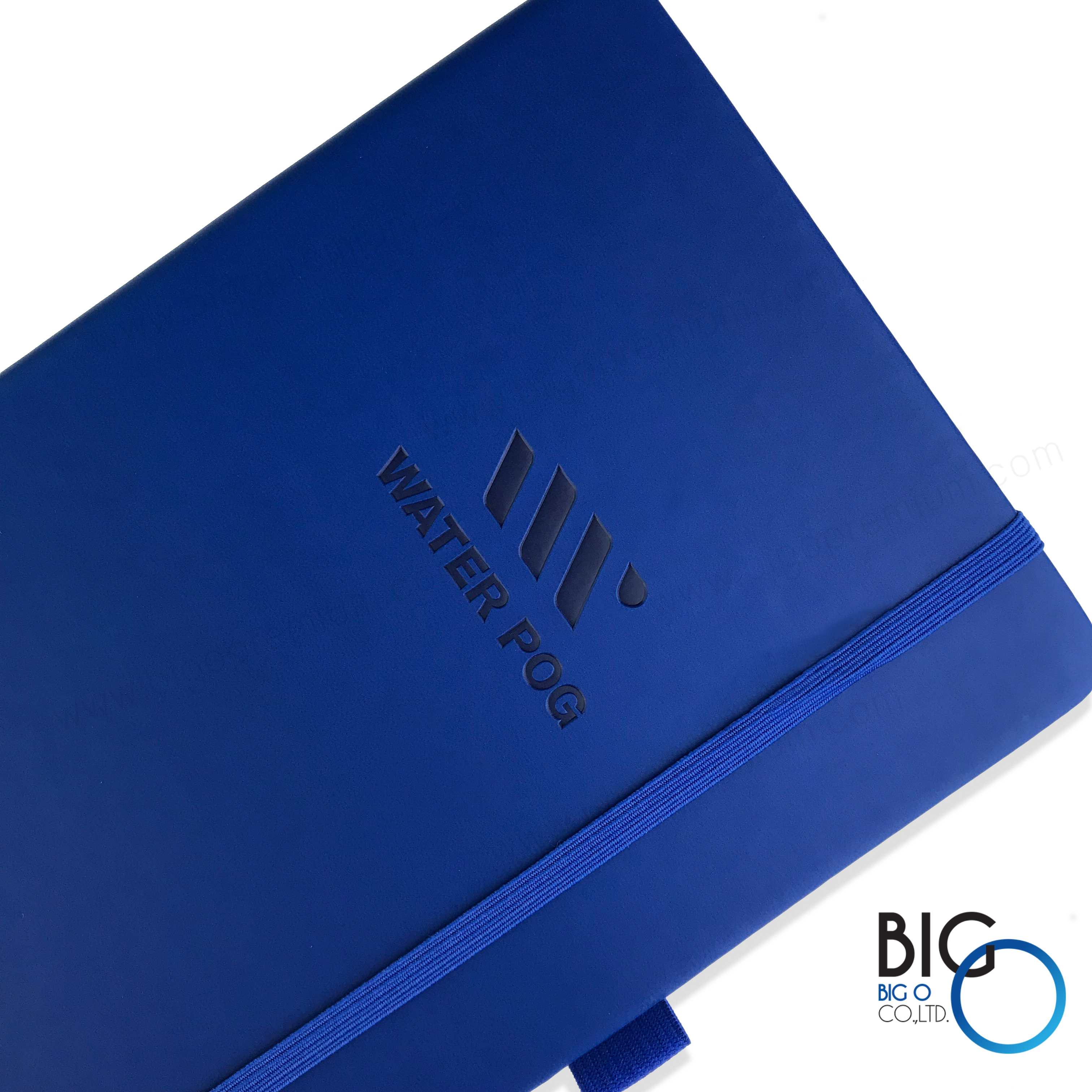 สมุดโน๊ตปกน้ำเงิน Water POG