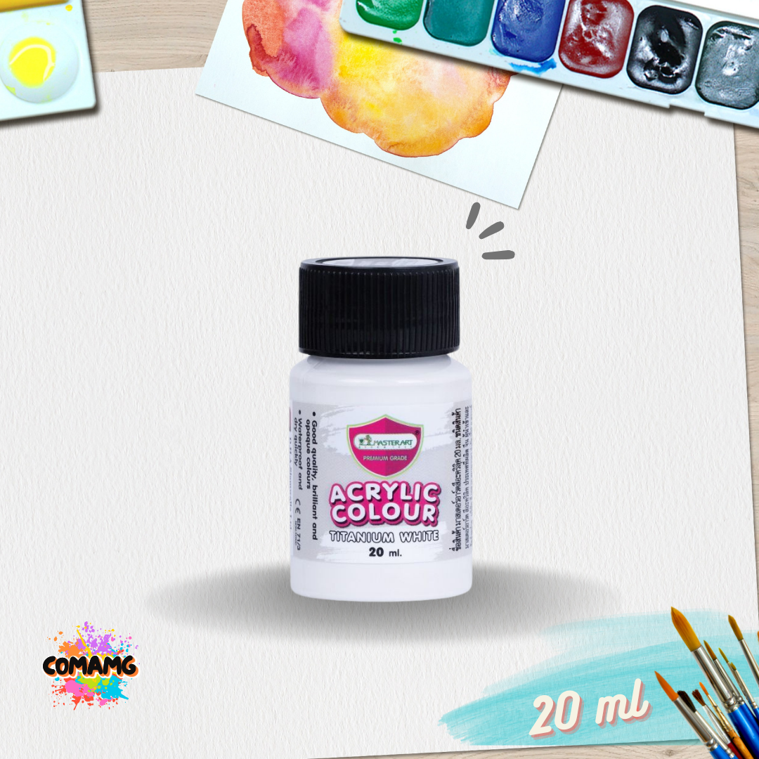 Master Art สีอะคริลิค ขนาด20ml เลือกสีได้ (ราคาต่อ1ขวด) acrylic color พร้อมส่ง