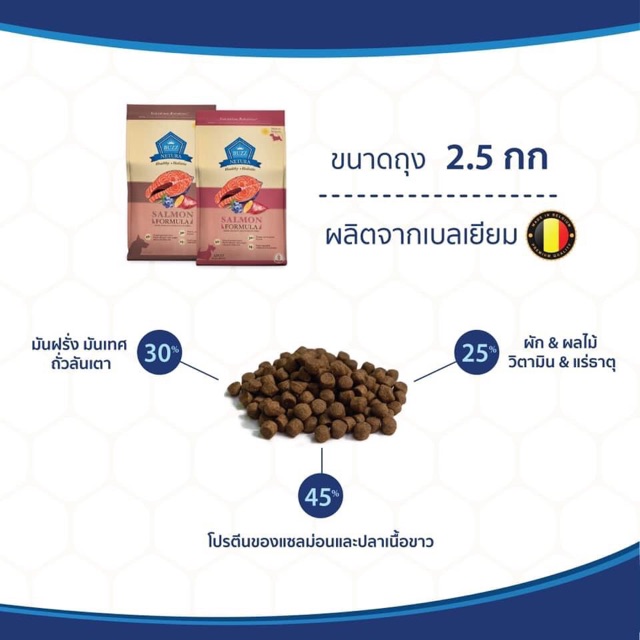 Buzz (บัซซ์) Netura อาหารสุนัขสูตรเกรนฟรี ปราศจากธัญพืช 2.5KG