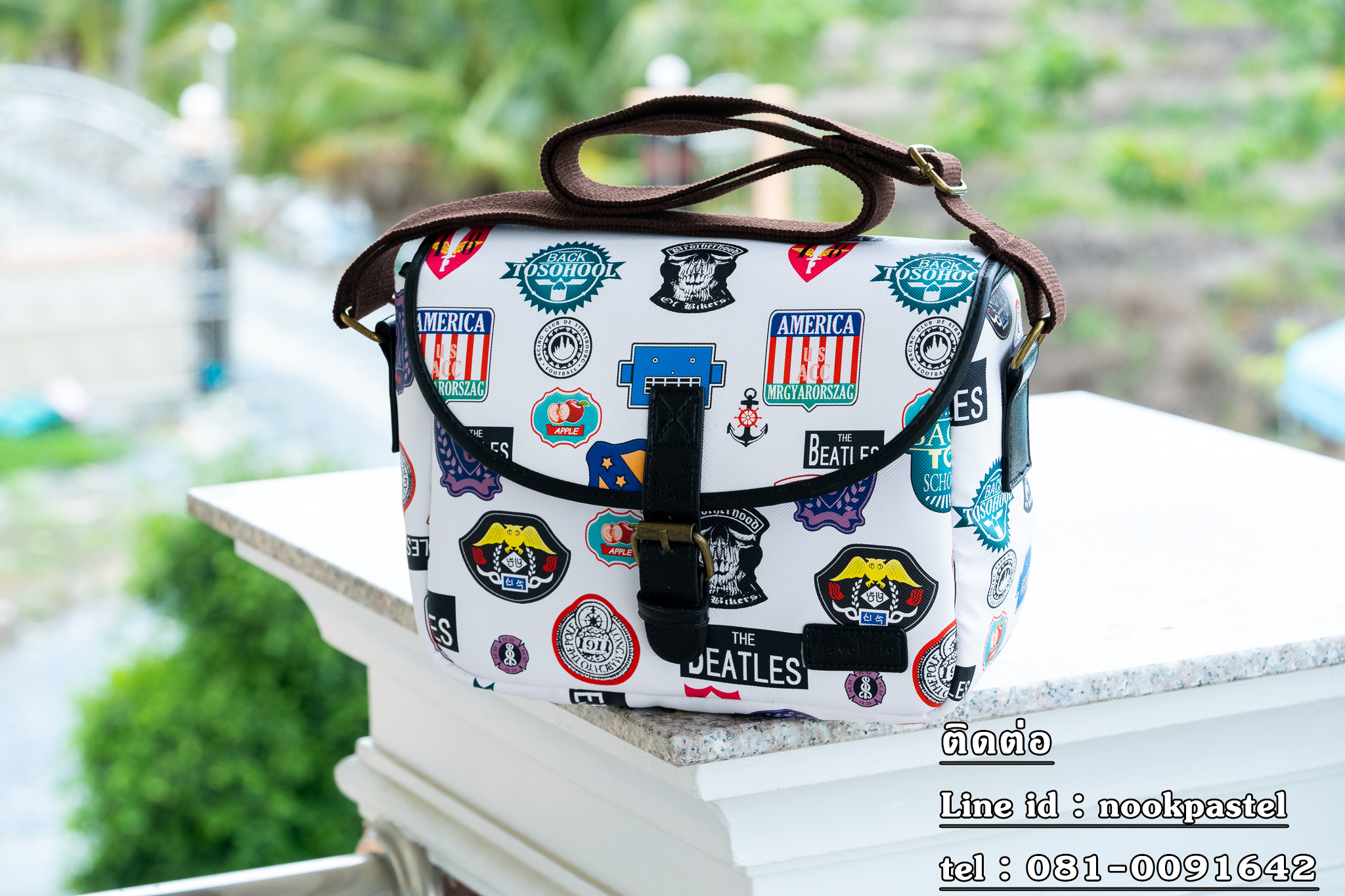 กระเป๋าใส่กล้อง Travel life สไตล์เกาหลี หนังPU