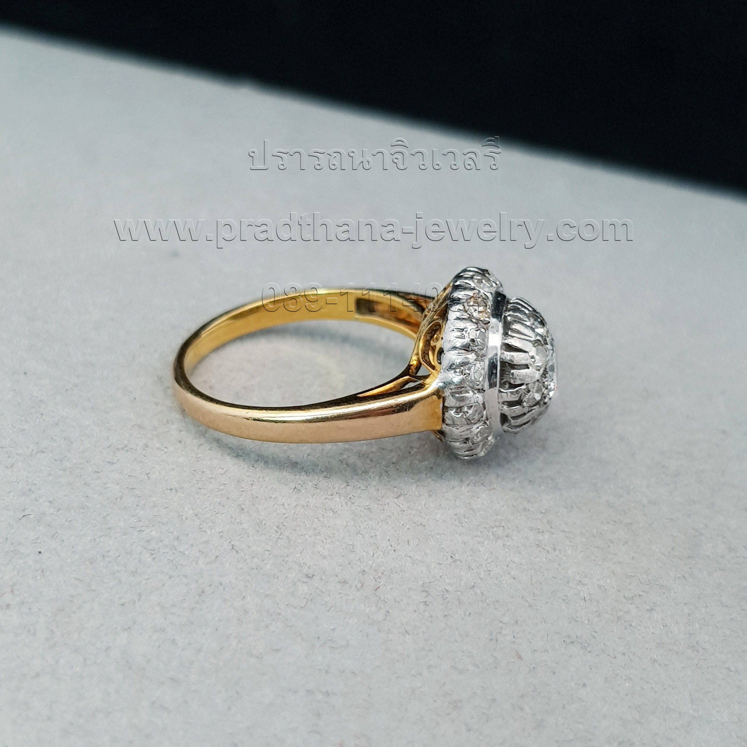 แหวนโบราณบัวคว่ำ **ขายแล้ว**