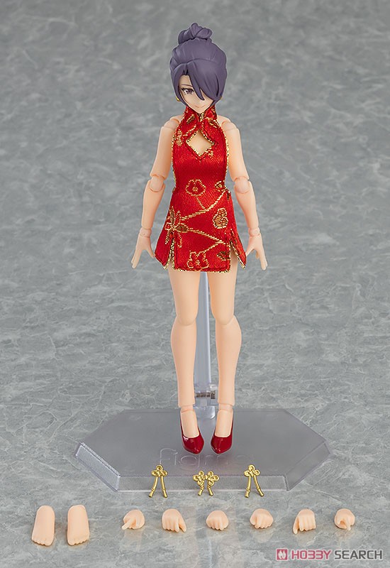 <Preorderถึง 22/7/2022>🔔เปิดรับPreorder มัดจำ 300 บาท figma Female Body (Mika) with Mini Skirt Chinese Dress Outfit (PVC Figure)