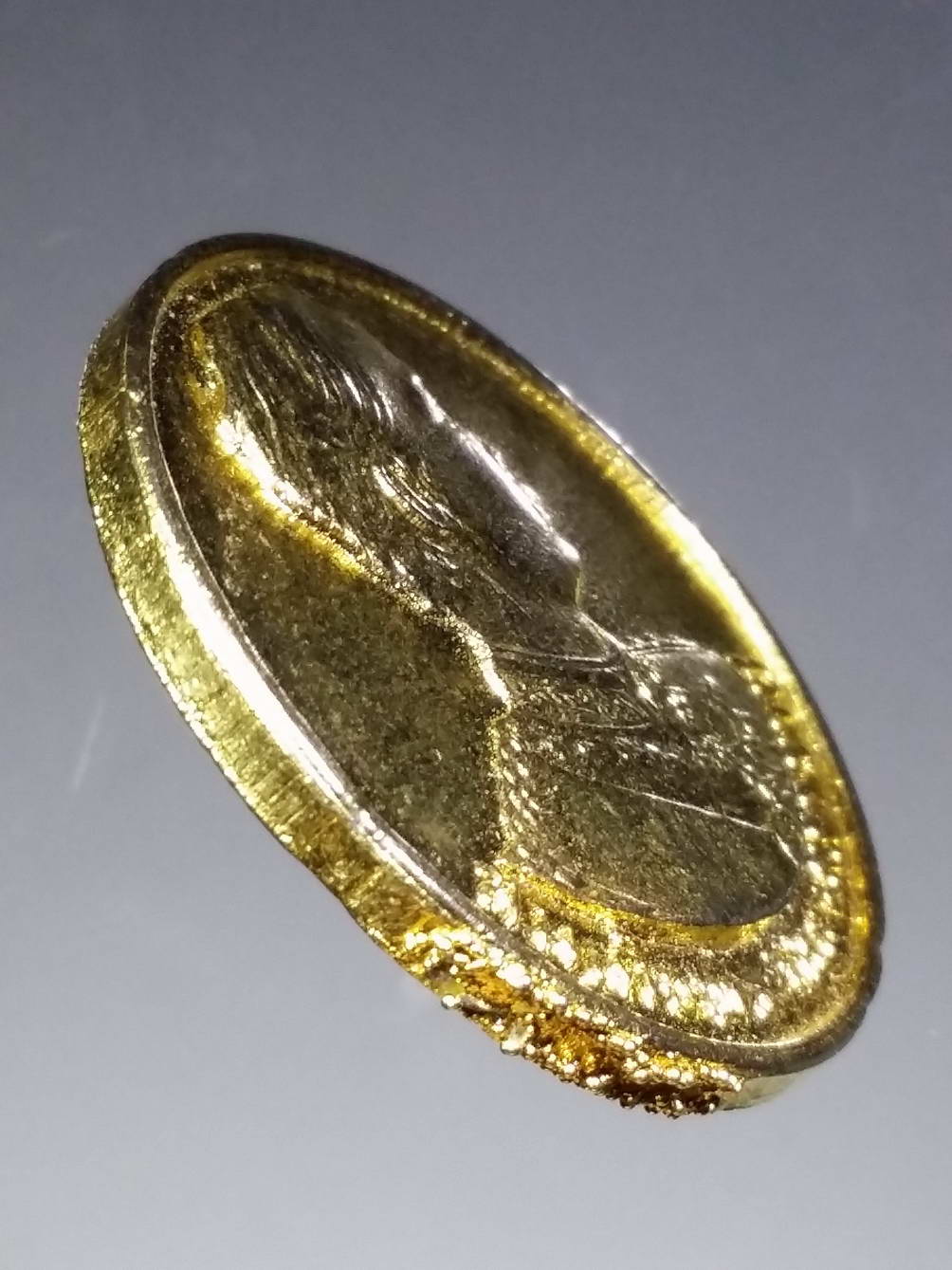 รหัสสินค้า พระมหากษัตริย์ และบุคคลสำคัญ 161 เหรียญกะไหล่ทองสมเด็จพระปิยมหาราช - สมเด็จพระเจ้าตากสินมหาราช ไม่ทราบปีที่สร้าง