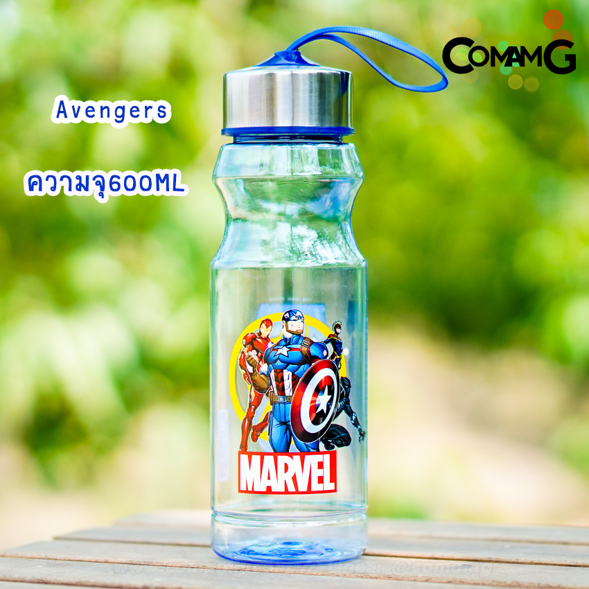 ขวดน้ำ กระติกน้ำเด็ก ขวดใส่น้ำหูหิ้ว 450-600ML ขวดใส่น้ำลายการ์ตูน ลิขสิทธิ์แท้ พร้อมส่ง